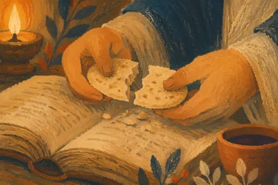 Maundy Thursday Communion Bread Breaking