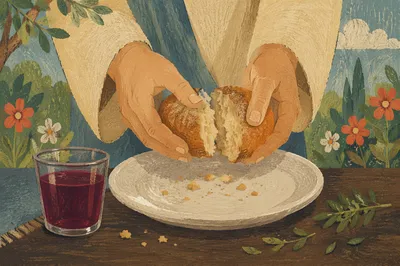 Maundy Thursday Bread Breaking Communion