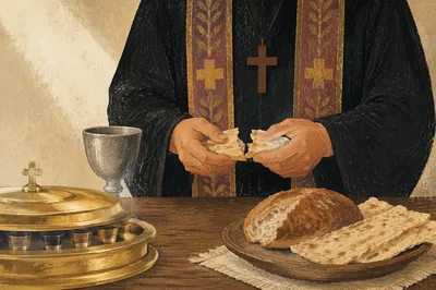 Maundy Thursday Communion Bread Breaking