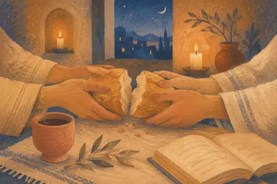 Maundy Thursday Communion Bread Breaking
