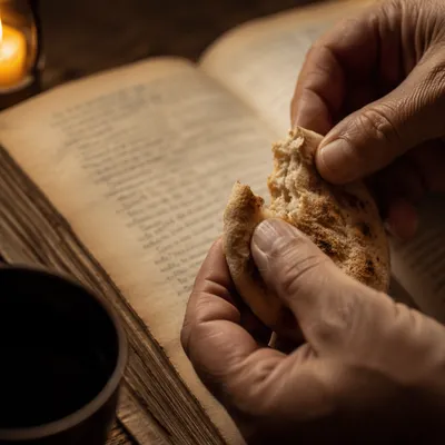 Maundy Thursday Communion Bread Breaking