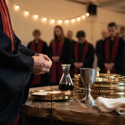 Maundy Thursday Communion Bread Breaking