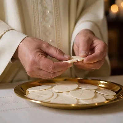 Maundy Thursday Communion Bread Breaking