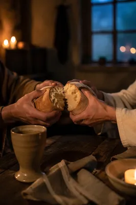 Maundy Thursday Communion Bread Breaking