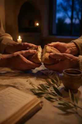 Maundy Thursday Communion Bread Breaking
