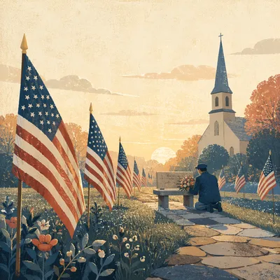 Memorial Day Remembrance at Country Church