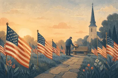 Memorial Day Remembrance at Country Church
