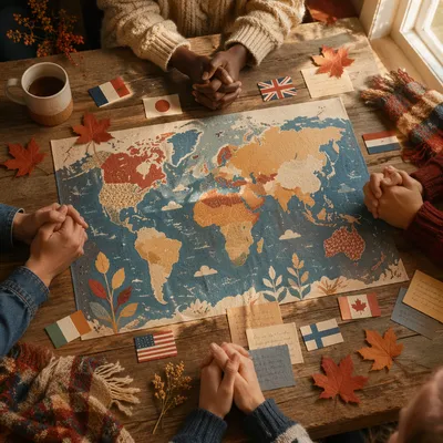 Autumn Missions Sunday Prayer Map Gathering