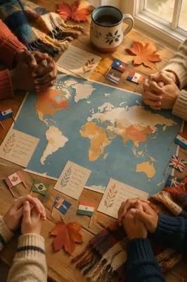 Autumn Missions Sunday Prayer Map Gathering