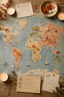 Missions Sunday World Map Prayer Display