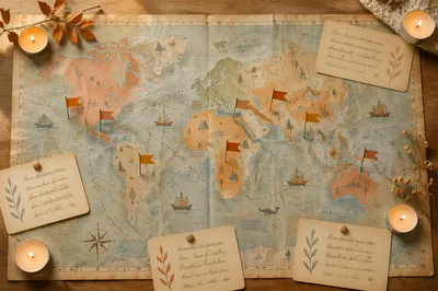 Missions Sunday World Map Prayer Display