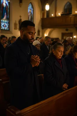 Midnight Prayer Service in Neighborhood Church