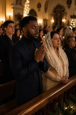Midnight Prayer Service in Warm Church
