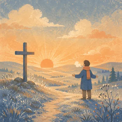 New Year Sunrise Prayer at Countryside Cross