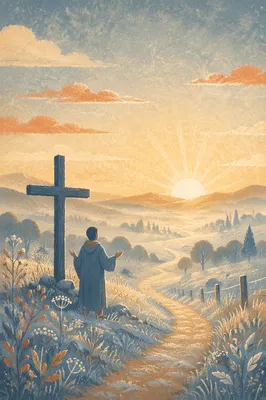 New Year Sunrise Prayer by Countryside Cross