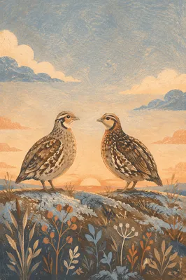 New Year Sunrise Birds of Renewal