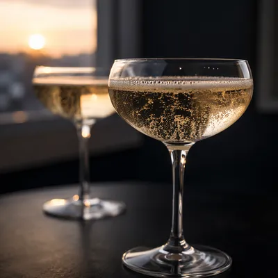 New Year Sunrise Champagne Celebration