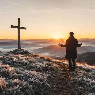 New Year Dawn Prayer by Countryside Cross