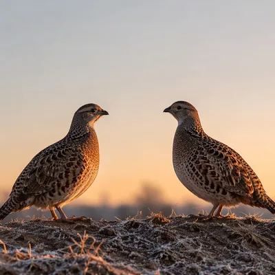 New Year Sunrise Birds of Renewal