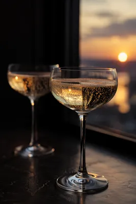 New Year Sunrise Champagne Toast
