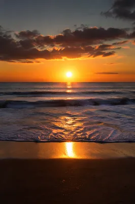 New Year Sunrise Over Peaceful Ocean