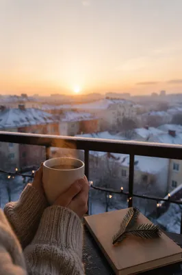 Hopeful New Year Sunrise Balcony Moment
