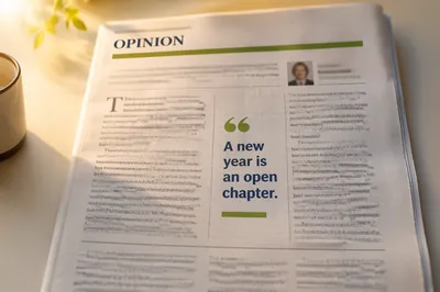 New Year Sunrise Editorial Fresh Start