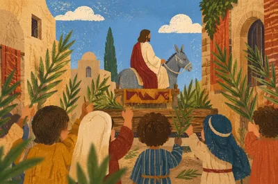 Palm Sunday Children’s Branch Procession