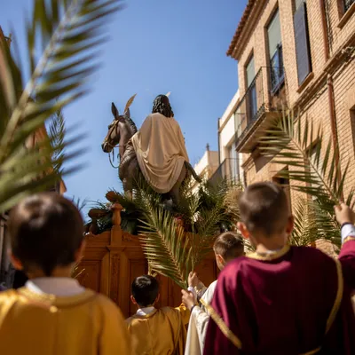 Palm Sunday Children’s Procession at Sunrise