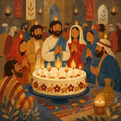 Pentecost Church Birthday Celebration Cake