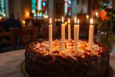Pentecost Church Birthday Celebration Cake