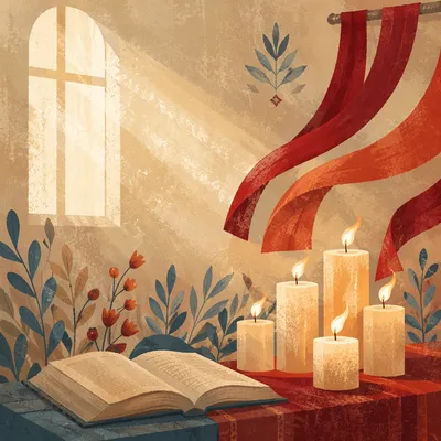Pentecost Flames and Wind in Chapel