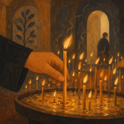 Pentecost Candlelight with Gentle Holy Wind