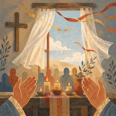 Pentecost Wind and Flames in Chapel