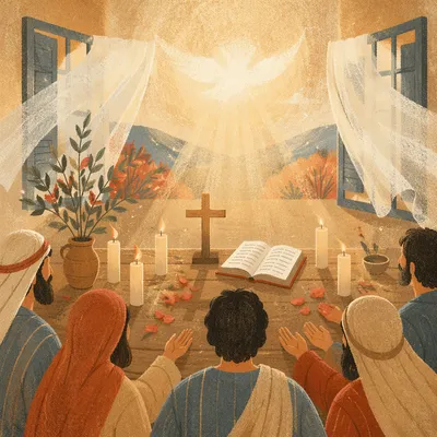 Pentecost Prayer Around Chapel Table