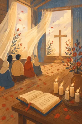 Pentecost Wind in Wooden Chapel