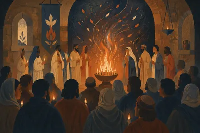 Pentecost Flame and Wind Chapel Vigil