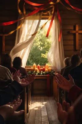 Pentecost Wind and Candlelit Chapel Prayer
