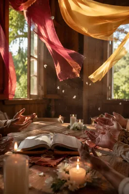 Pentecost Prayer with Flames and Wind