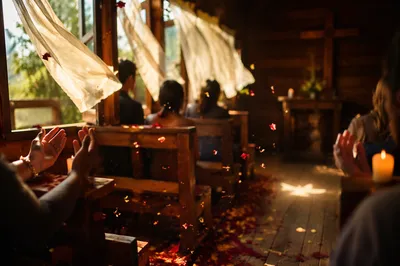 Pentecost Prayer in a Wind Swept Chapel