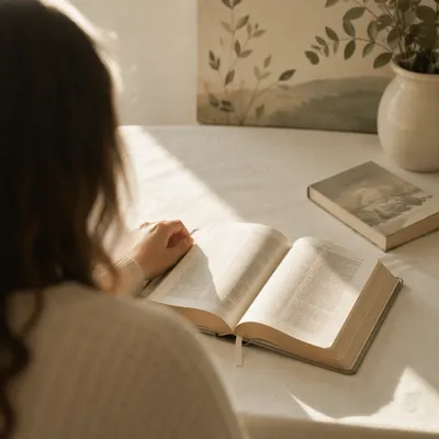 Reformation Day Bible in Morning Light