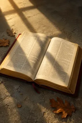 Open Bible in Reformation Day Light