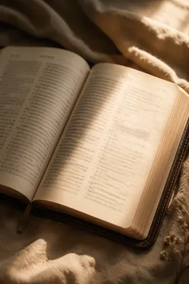 Open Bible in Reformation Morning Light