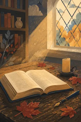 Reformation Day Bible in Golden Autumn Light