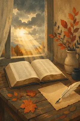 Reformation Day Bible in Morning Light