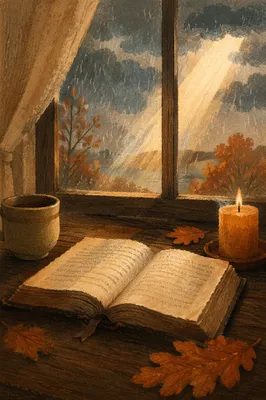 Reformation Day Open Bible in Golden Light
