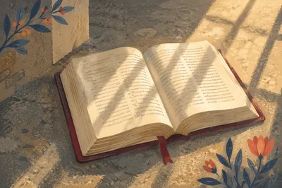 Open Bible in Reformation Day Light