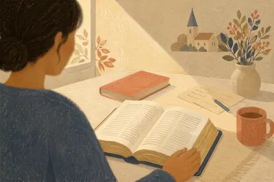 Reformation Day Bible in Morning Light