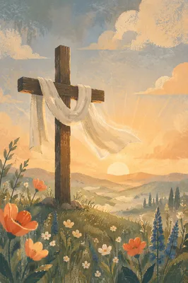 Easter Resurrection Cross on Spring Hill