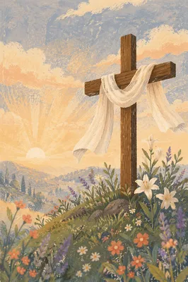 Easter Resurrection Cross on Spring Hill